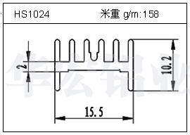 橋架鋁型材HS1024