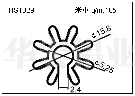 橋架鋁型材HS1029