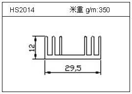 散熱器鋁型材HS2014