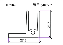 電焊機(jī)鋁型材HS2042