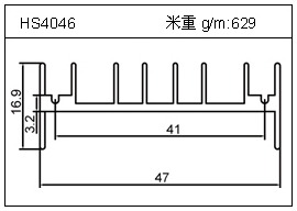 鏟片鋁型材HS4046