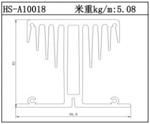 散熱器鋁型材HS-A10018